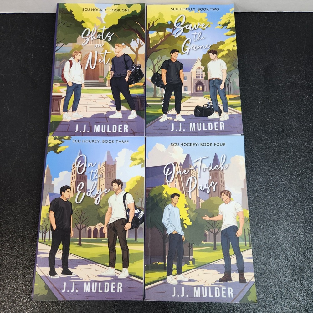 JJ Mulder SCU Hockey Series Books 1-4 Paperback Set MM Sports Romance